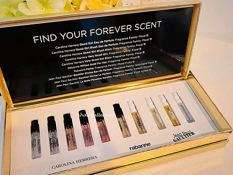 DISCOVERY SET GOOD GIRL JEAN PAUL GAULTIER PACO RABANNE SAMPLE PERFUME SET