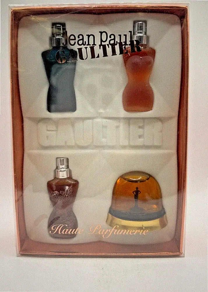 HAUTE PARFUMERIE BY JEAN PAUL GAULTIER 3.5ML X3 MINI & 7ML SPLASH IN GIFT SET