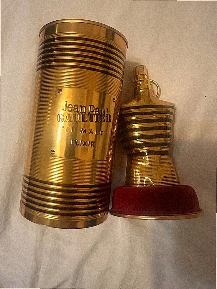 Jean Paul Gaultier Le Male Elixir Parfum Spray Fragrance, Regular Size 125 mL