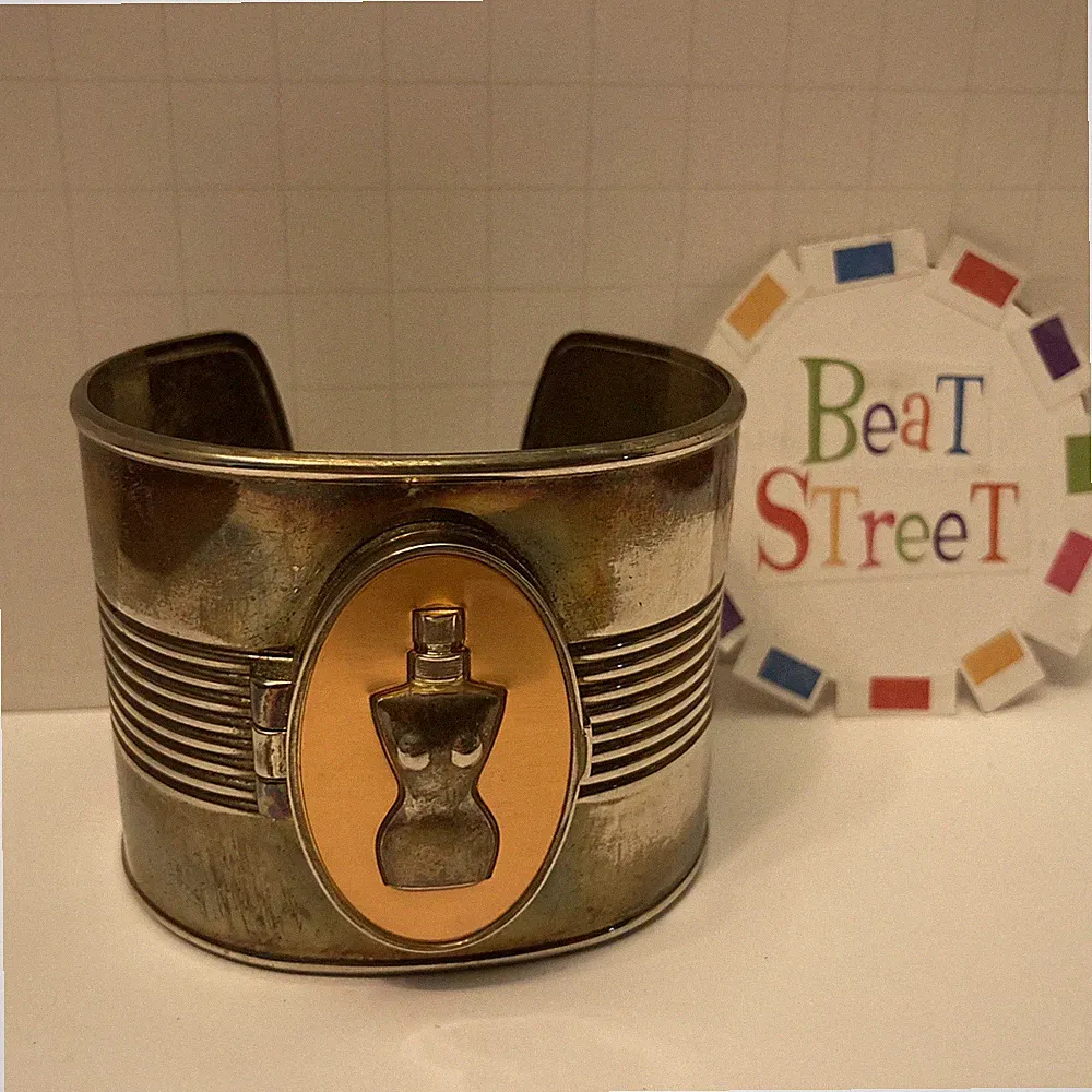 JEAN PAUL GAULTIER PARFUM SOLID PERFUME IN A COLLECTABLE CUFF BRACELET