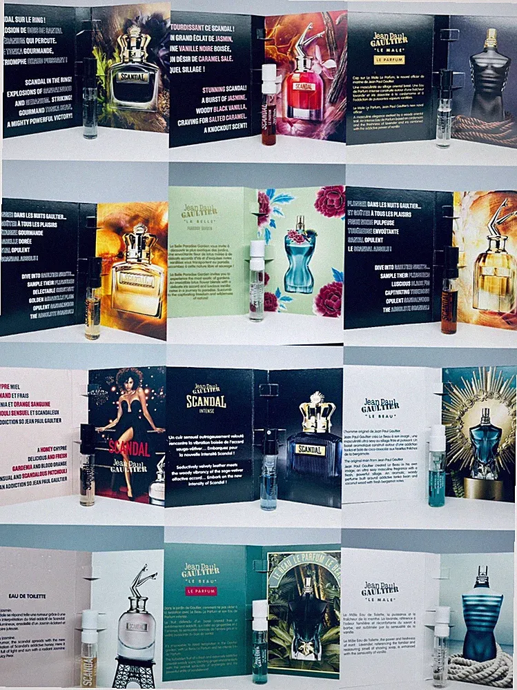 Jean Paul Gaultier Perfume Sample Spray Vials 1.5ml/0.05oz Choose Your Scent