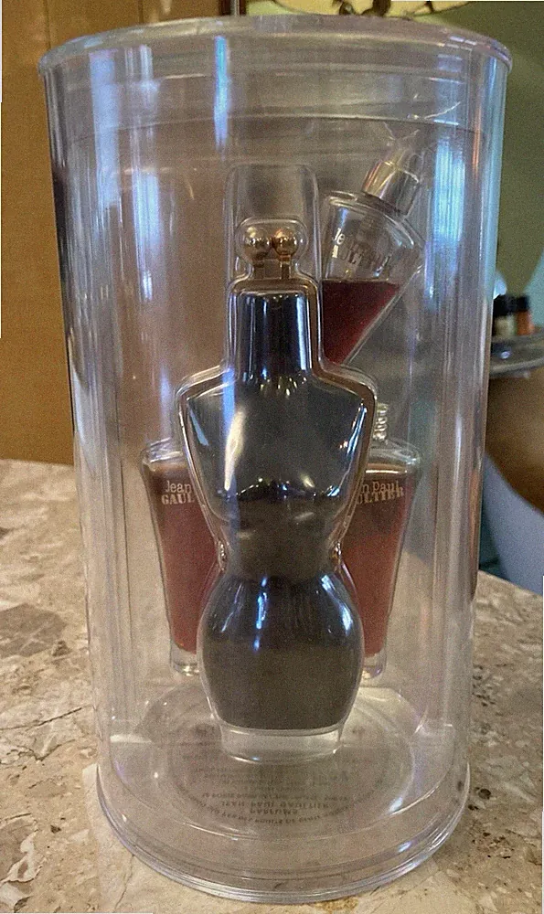 Rare Jean Paul Gaultier Parfum Purse Spray Collection Female Set 4 @ .33 fl oz